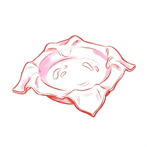 the draped dish