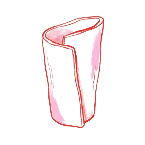 the folded vase